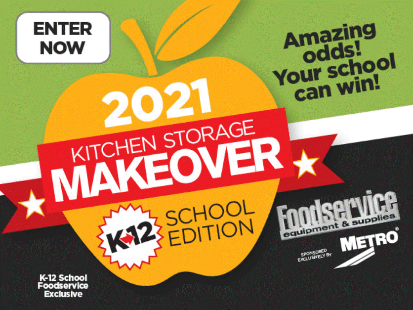 Metro 2021 Kitchen Storage Makeover – K-12 School Edition