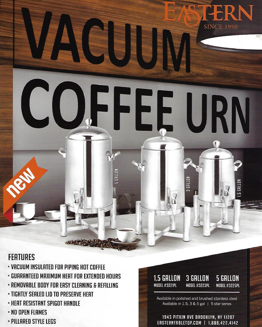 Eastern -Vacuum Coffee Urn