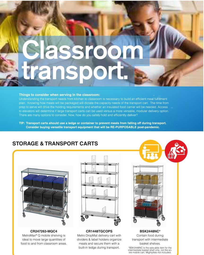 Metro - K-12 School Meal Delivery Solutions