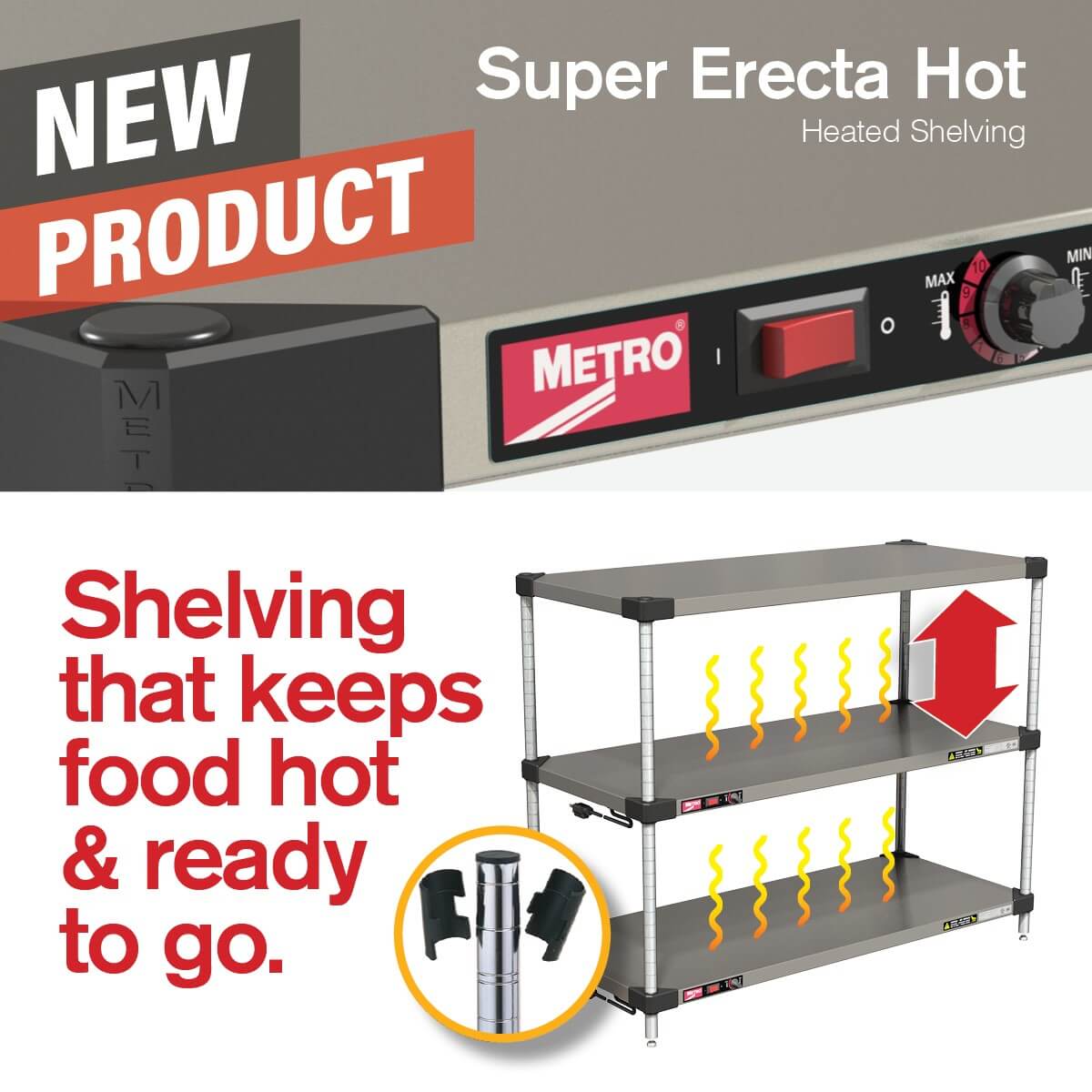 Metro’s Super Erecta Hot Shelving